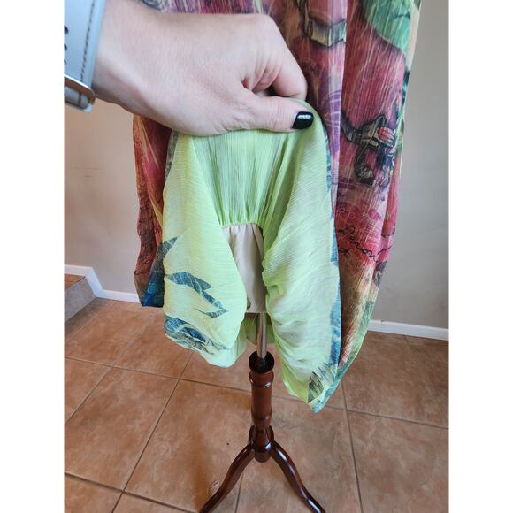 Daniel Benjamin Women's Tunic Dress SZ Medium Fairycore Bohemian Festival - Picture 7 of 12